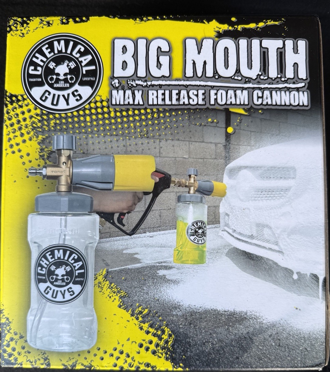 Multi-Color Big Mouth Max Release Foam Cannon, 34oz Bottle