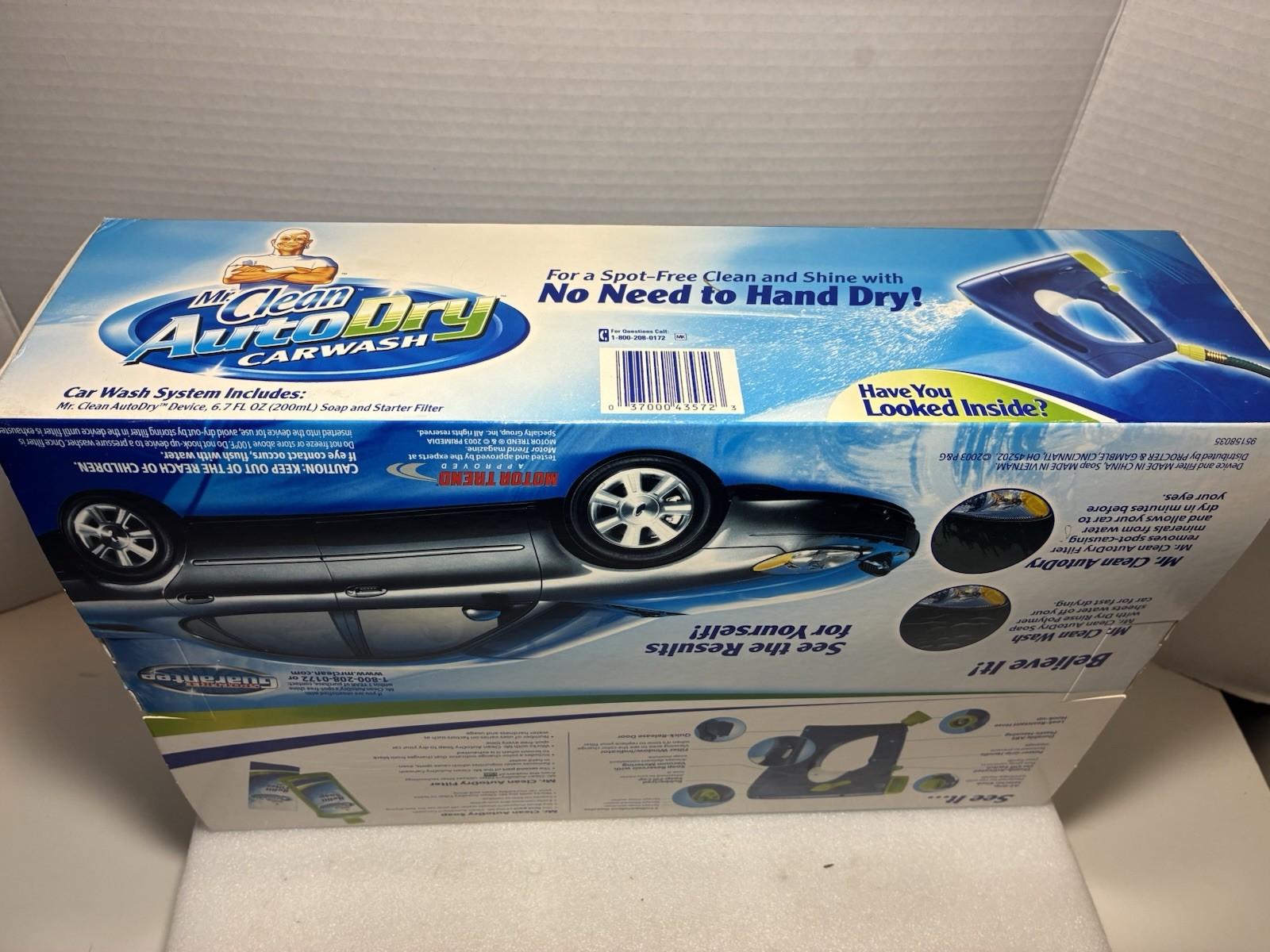 Mr. Clean Auto Dry Car Wash System New Old Stock Unused