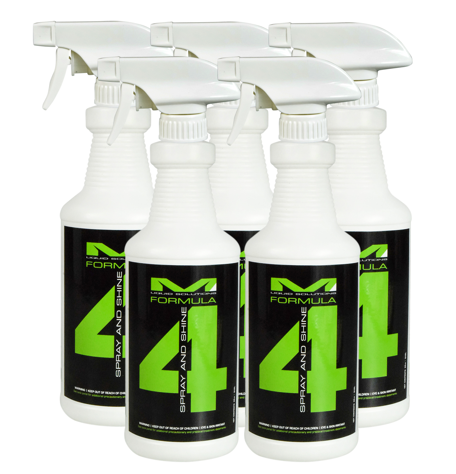 Matrix Liquid Solutions Formula 4 Biodegradable Spray&Shine Detailer 32oz 5 Pack