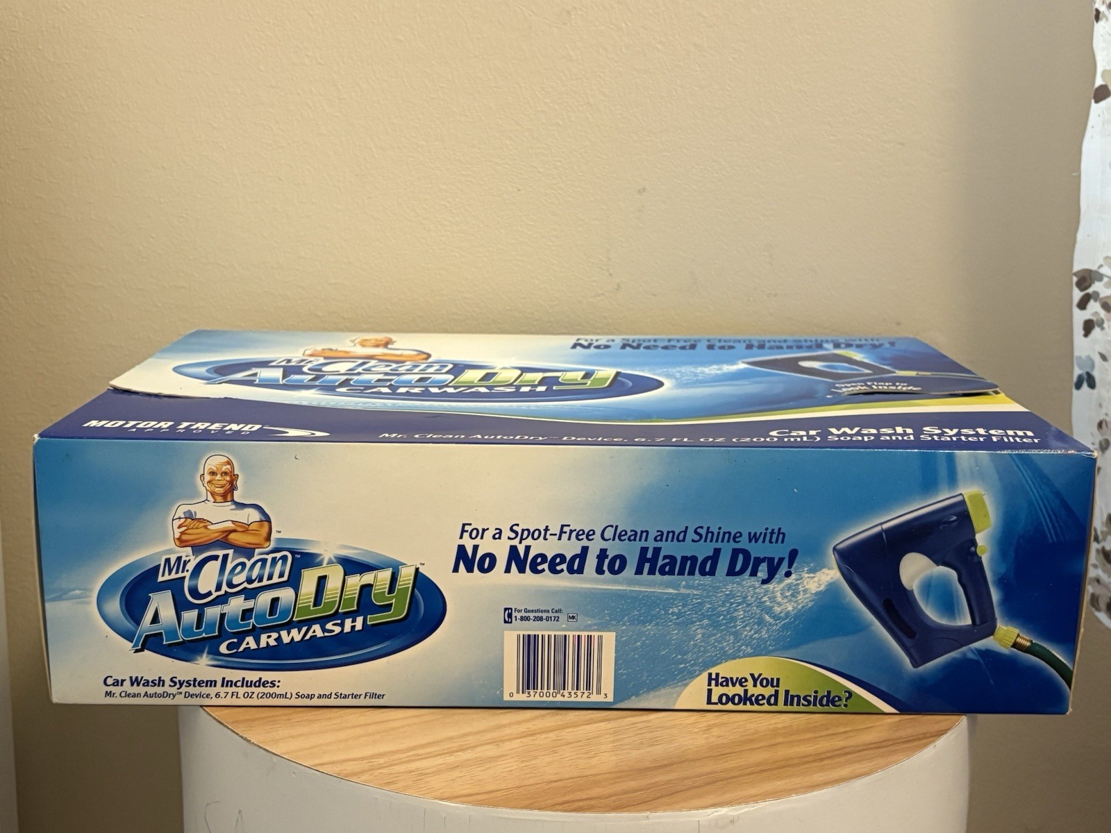 Mr. Clean Auto Dry CarWash Spray System Kit w/ Soap Starter Filter Spot Free NEW