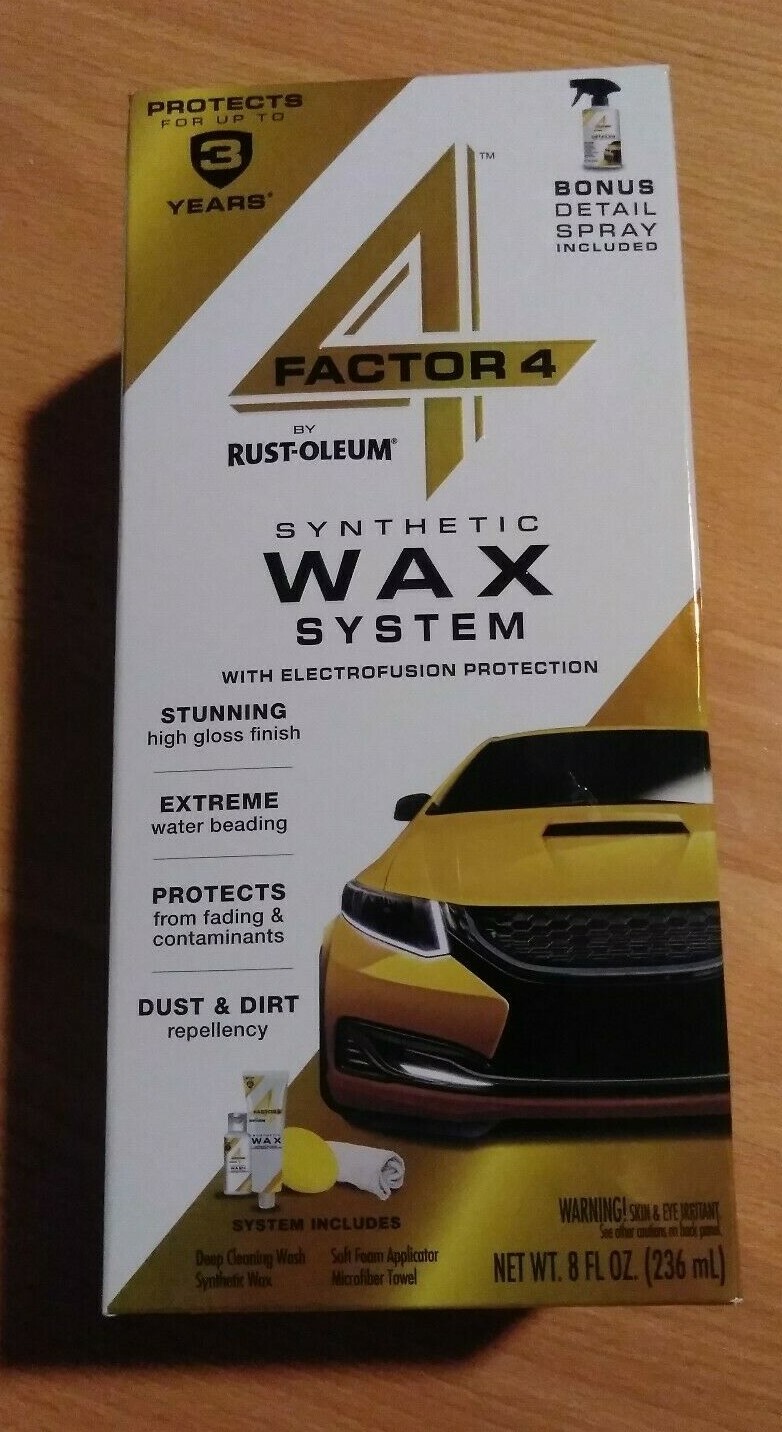 Factor 4 Synthetic Wax System with Electrofusion Protection by Rust-Oleum – NIB
