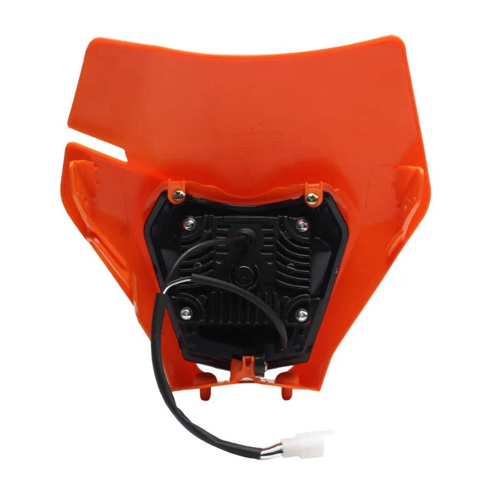 for KTM Headlight Plate LED Motorcycle Enduro Fairing EXC MX SX Wick Headlamp