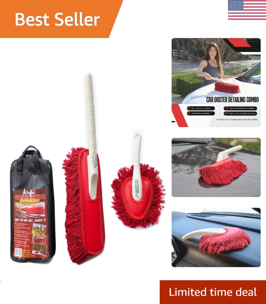 Professional Dusting Kit for Cars – 100% Cotton Duster – Lightweight Design
