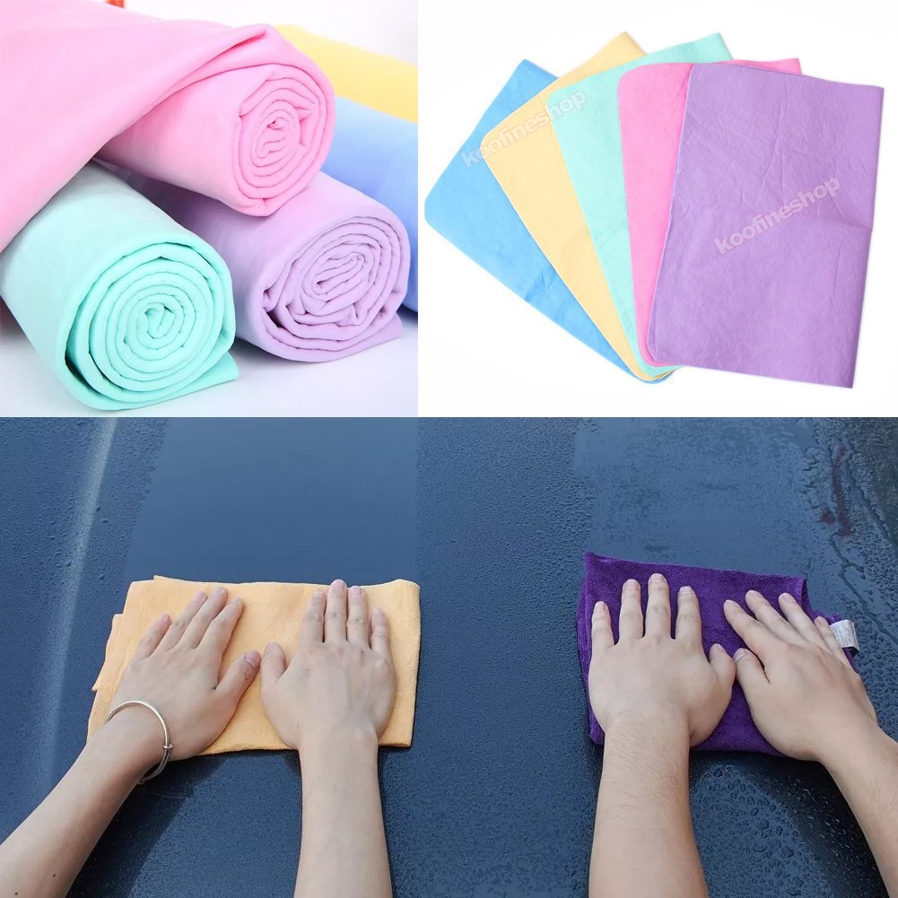 Drying Synthetic Chamois Towel Car Wash Cleaning Cloth Absorbent for Car