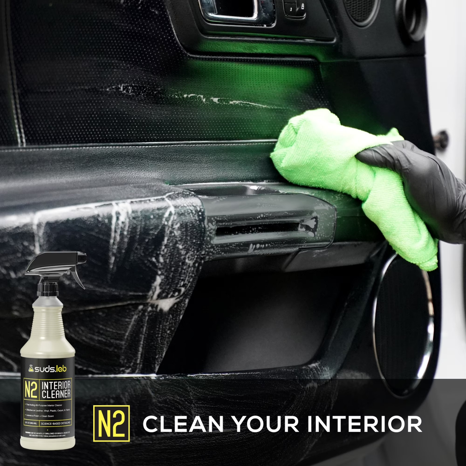Suds Lab Complete Car Cleaning Kit C2 Combo Wash including D3, N2, XA, and CP