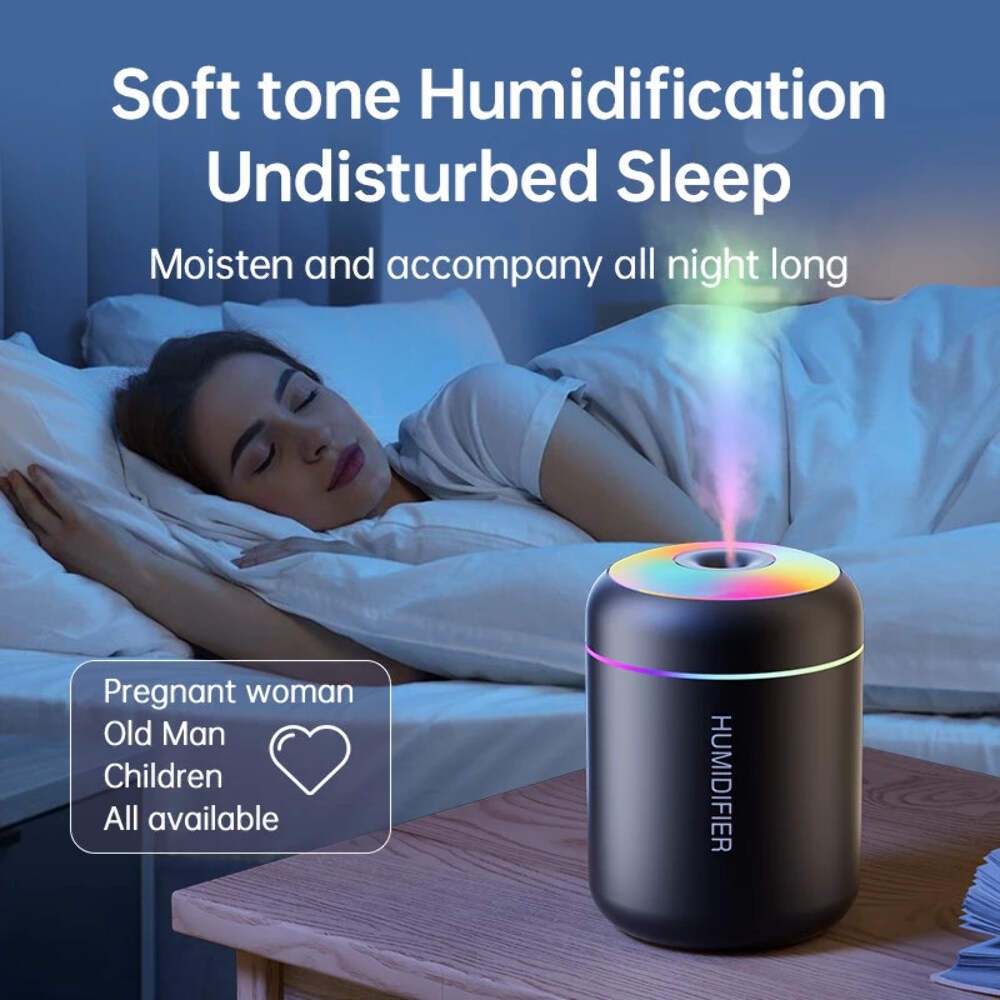 180ML Mini Air Humidifier USB Electric Aroma Diffuser Essential Oil Purifier
