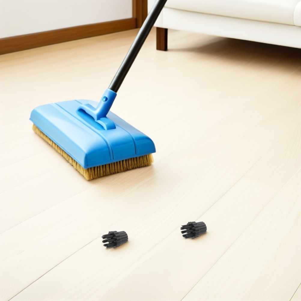 2 Count Steamer Accessories Cleaner Floor Attachment Brush Heads Cleaning