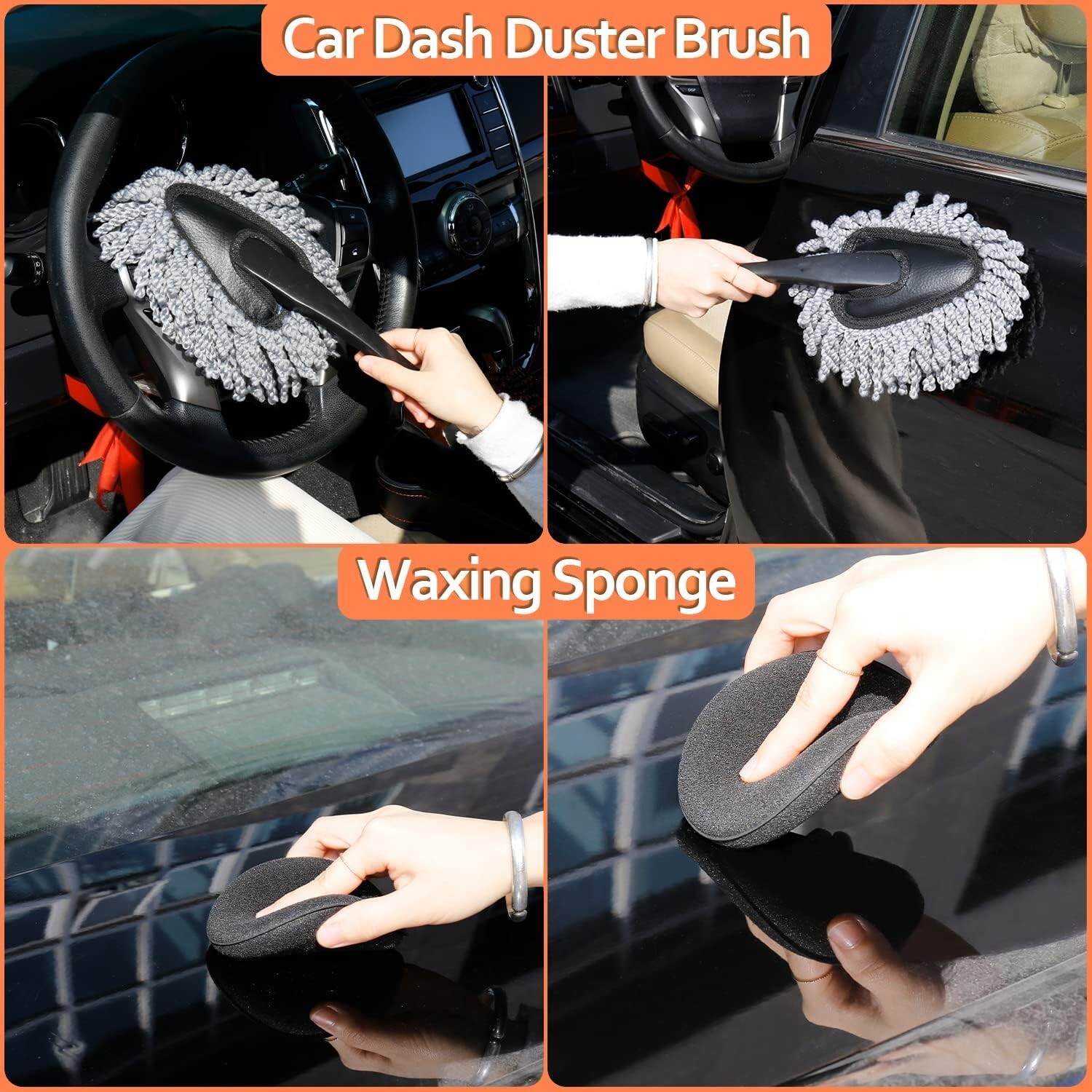 Comprehensive Car Washing Set – 17 Tools for Perfect Detailing and Maintenance