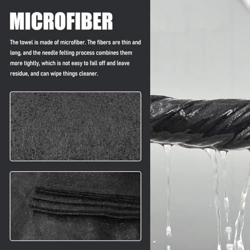 5pcs Thickened Magic Cleaning Cloth, 10″�8″ Microfiber Cleaning Cloth