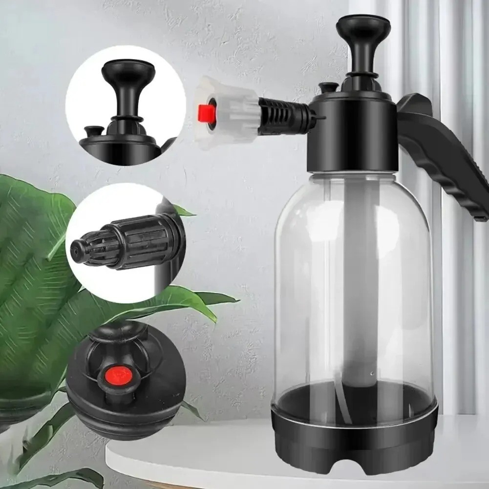 2L Car Wash Pump Foam Sprayer Hand Held Wash Spray Bottle Snow Foam Detailing US