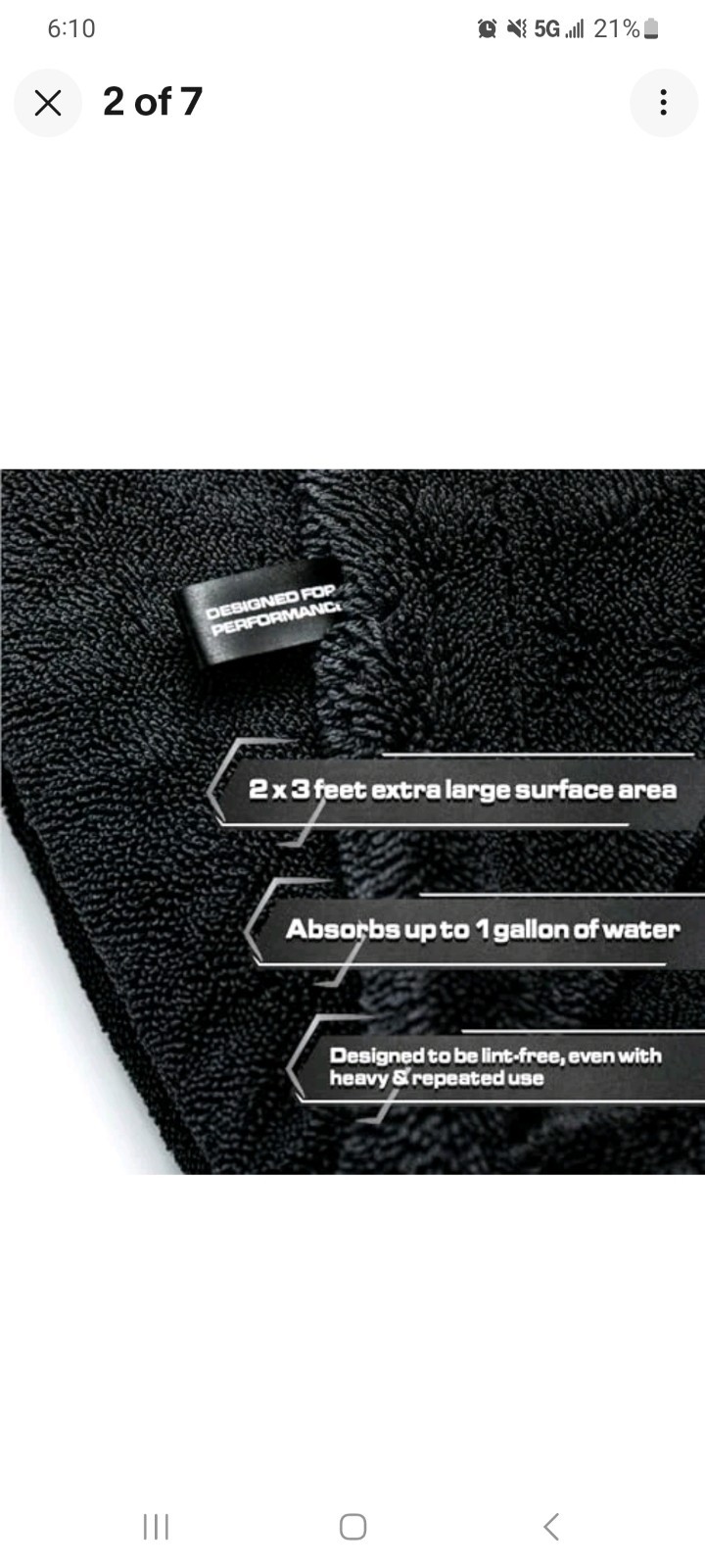 Blackline Drying Towel #1 Rated Car Drying Towel for Car Detailing, Streak-Free