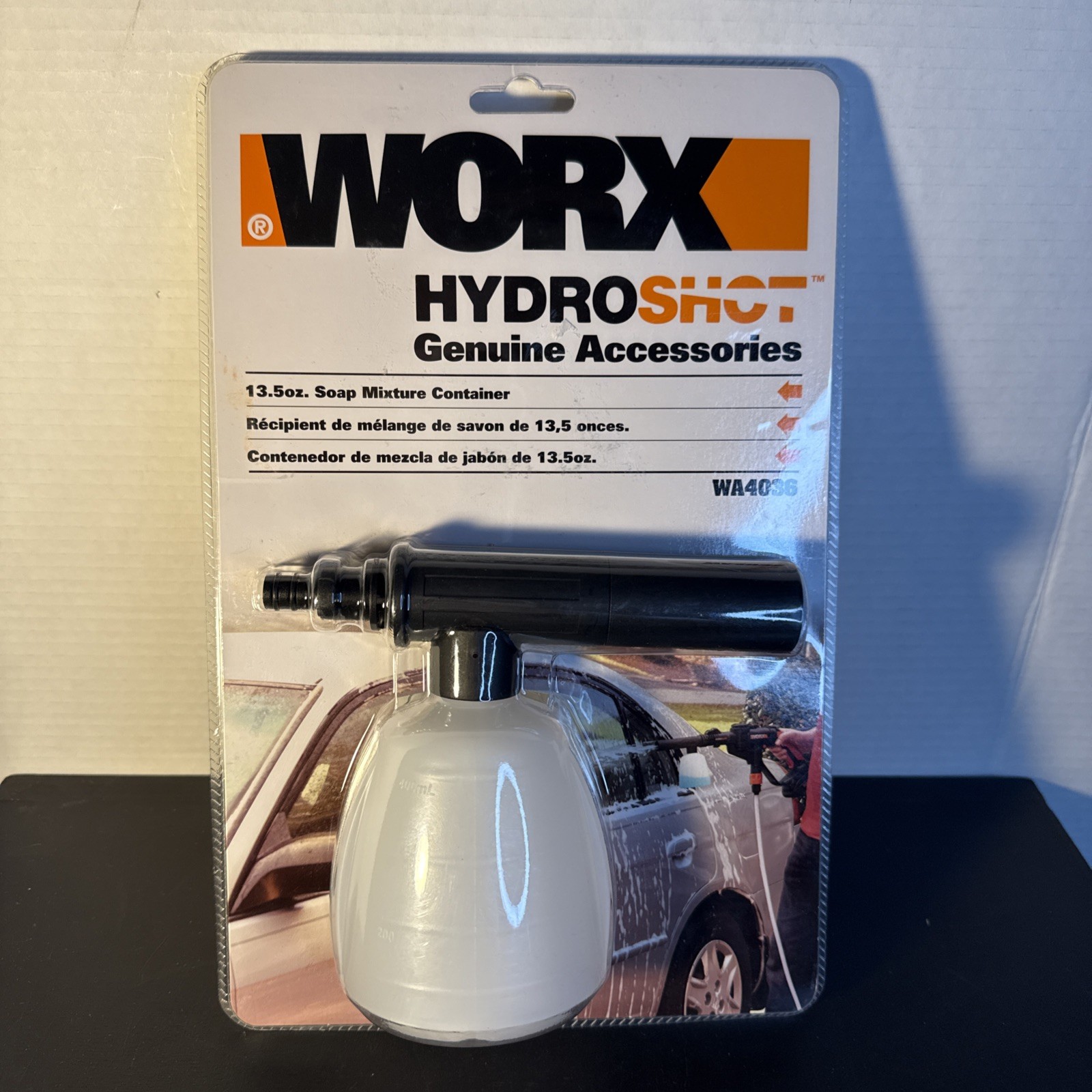WORX WA4036 Hydroshot Portable Soap Dispenser – 13.5oz