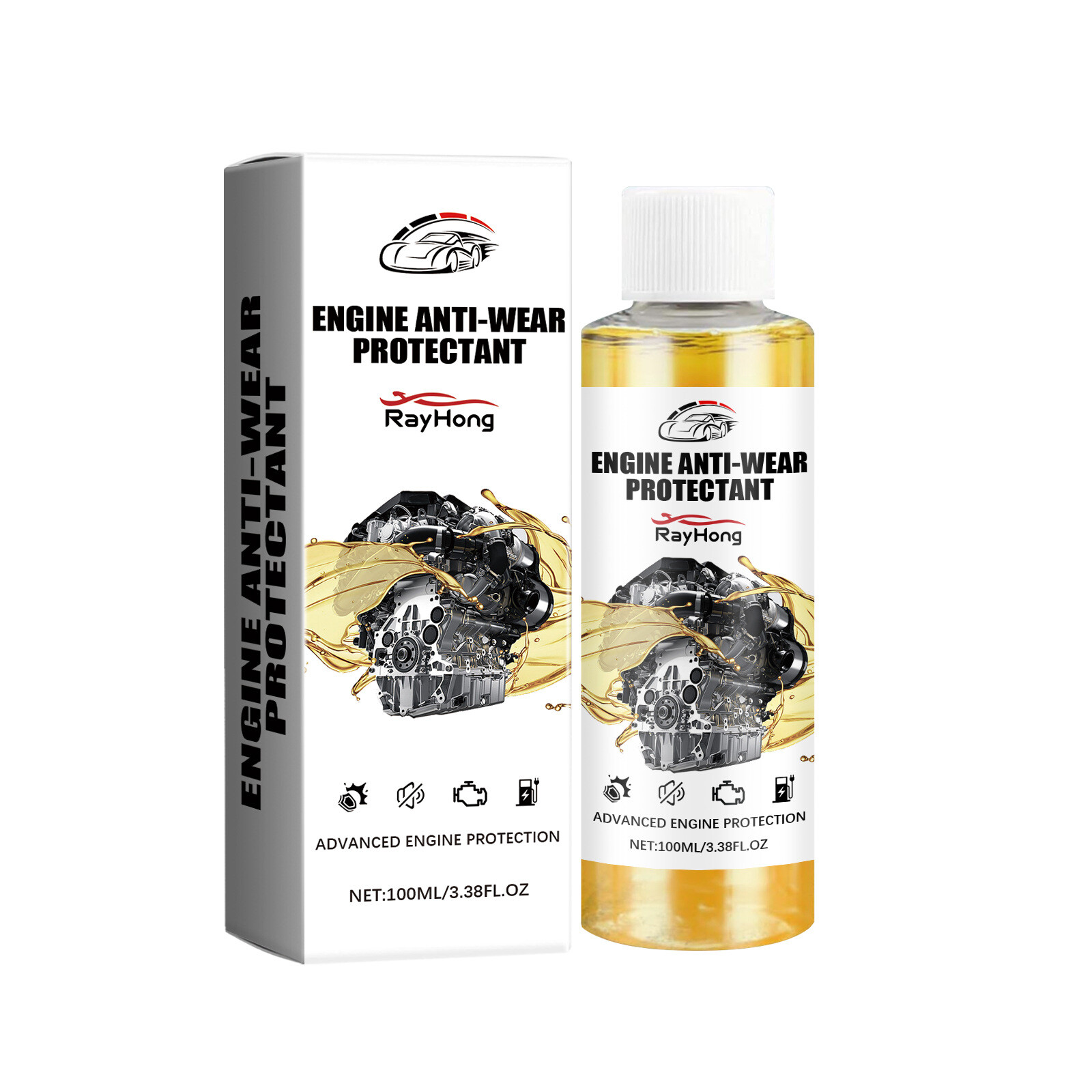 3Pcs Anti-Wear Engine Treatment Oil Additive Highly Effective Engine Protectant
