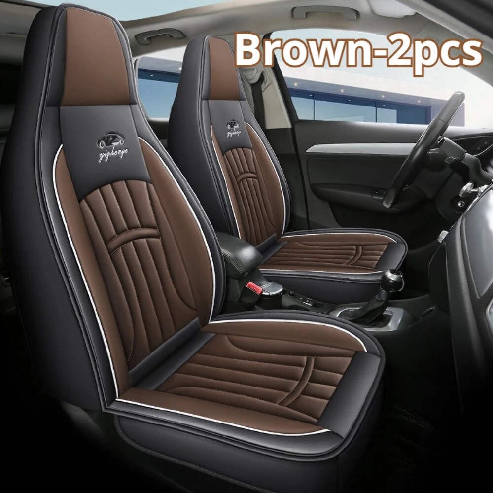2pc Car Seat Covers for Integrated Headrests Effective Protection Comfortable