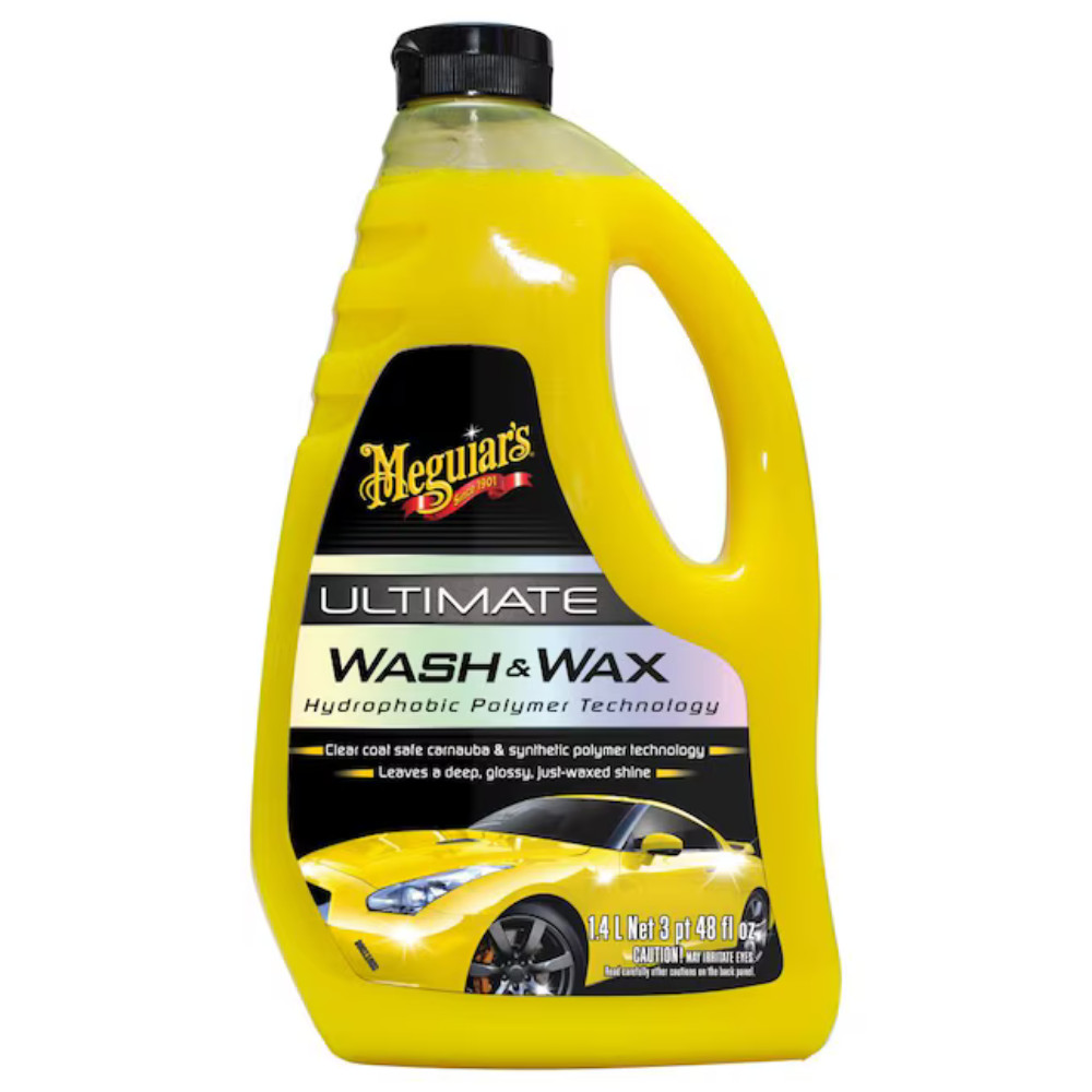 (2 Pack) Meguiar’s G17748 Ultimate Wash & Wax 48oz Car Wash Shampoo Deep Shine