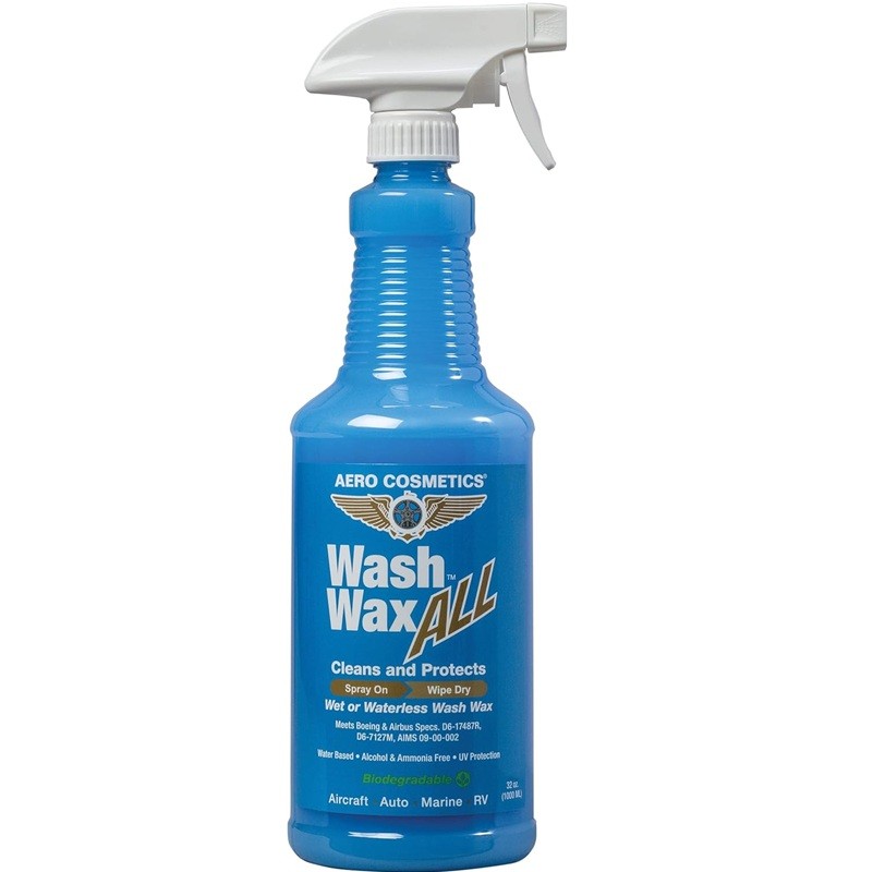 Waterless Wash and Wax All Aircraft Quality for Car, RV, Boat, Motorcycle 16 Oz.