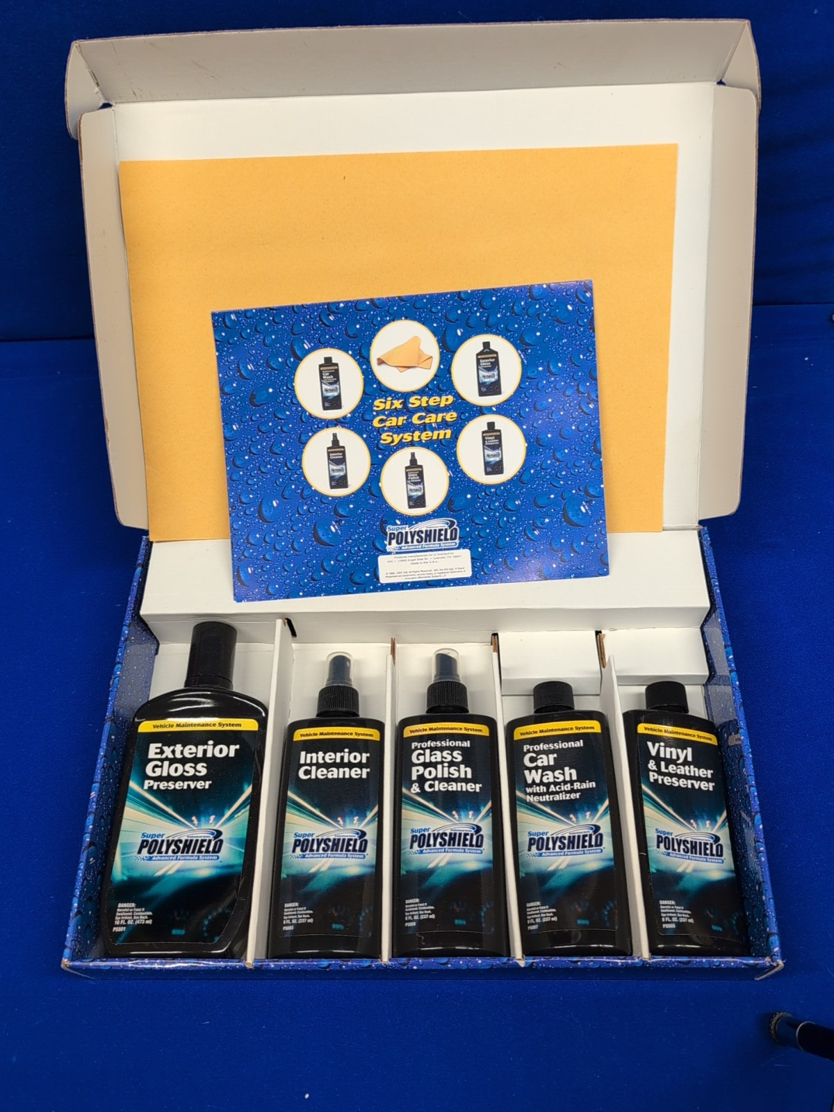 Super Polyshield Advanced Formula Car Detailing System Complete Kit New In Box
