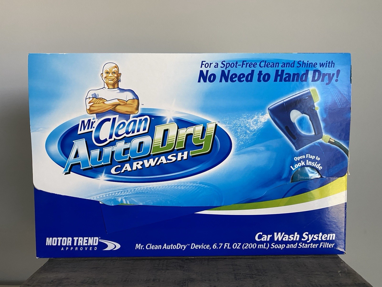 Mr Clean Auto Dry Car Wash Spray System And Starter Soap Kit NEW OPEN BOX