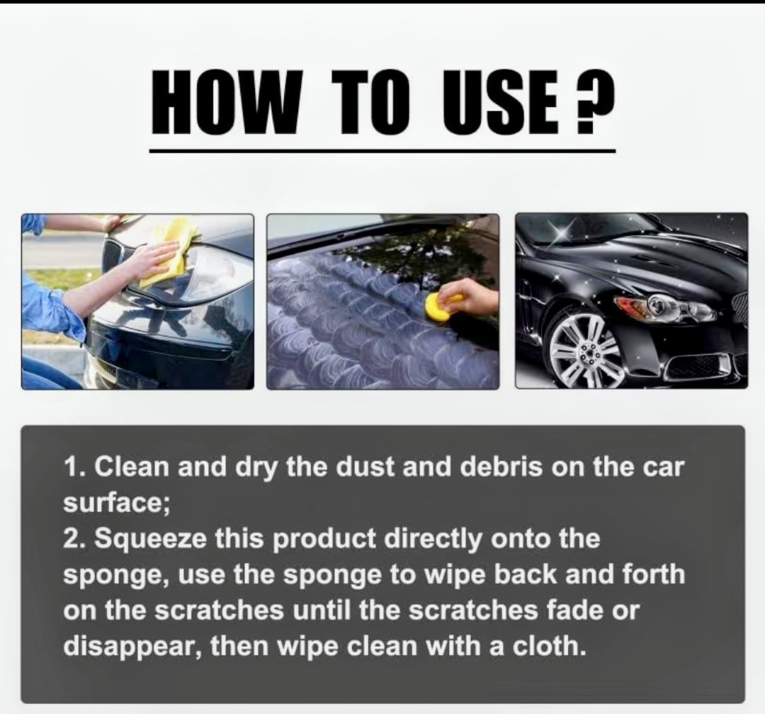 Scratch Remover, Car Scratch Remover Kit, Quick Fix Removal Paste For Scratches