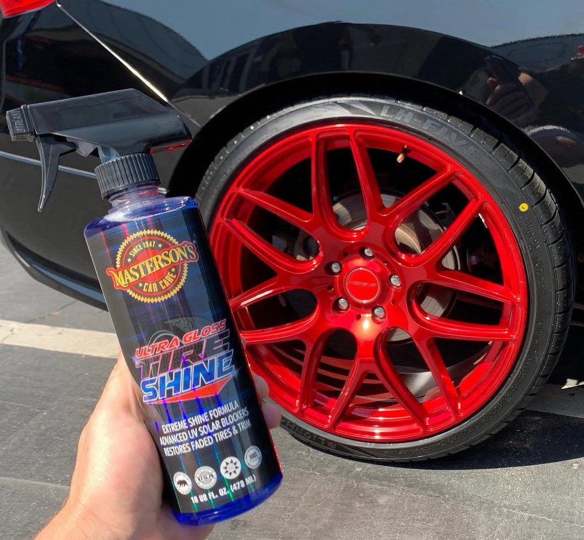 Masterson’s Car Care ULTRA Gloss Tire Shine 16OZ Bottle
