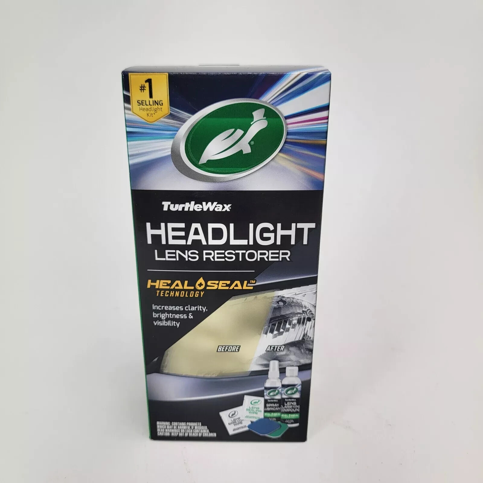 Turtle Wax Headlight Lens Restorer -Damaged box