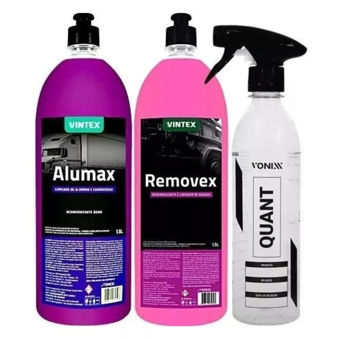 Vonixx Vintex Alumax + Removex + Quant Kit Automotive Car Vehicle Maintenance