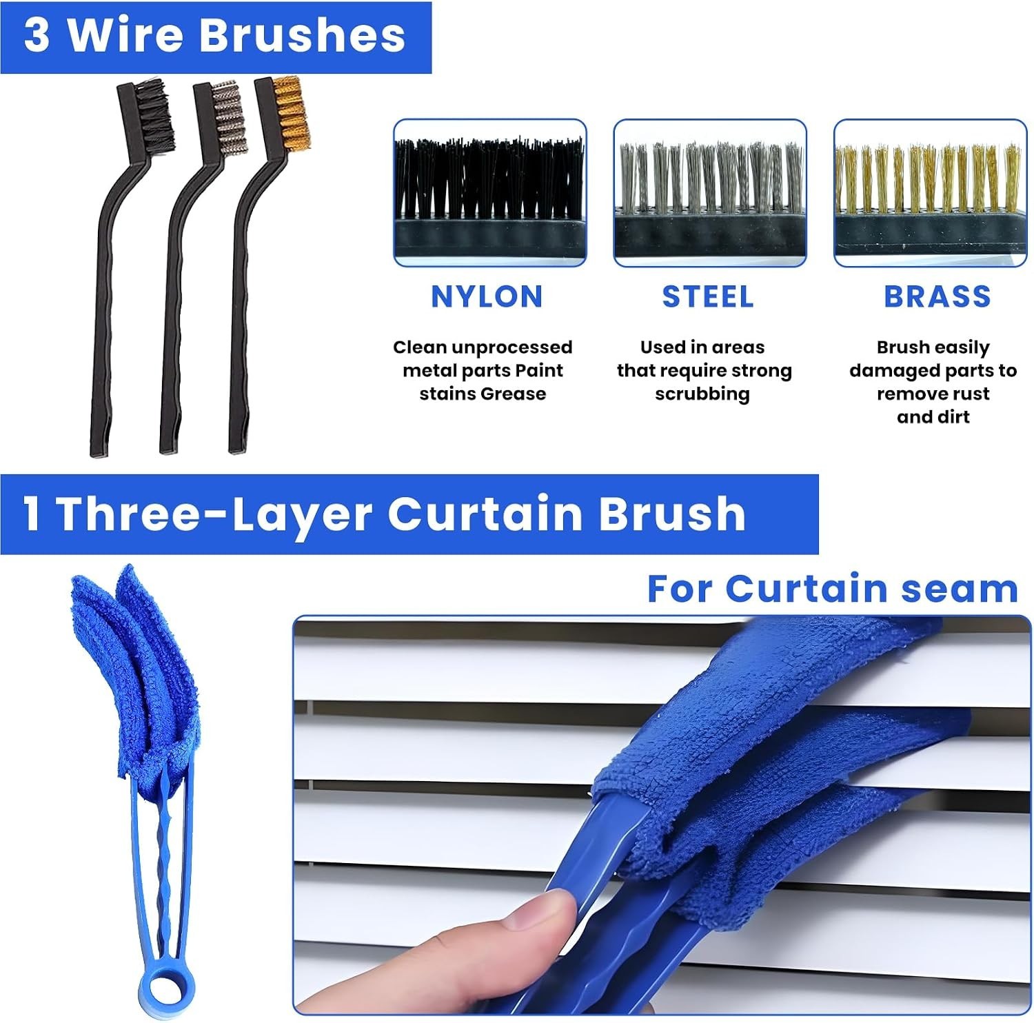 Complete 15 Pcs Auto Detailing Brush Set – Gentle, Effective Car Cleaning Tools