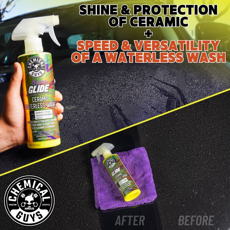 Chemical Guys CWS21416 – HydroGlide Ceramic Waterless Wash (16 oz)