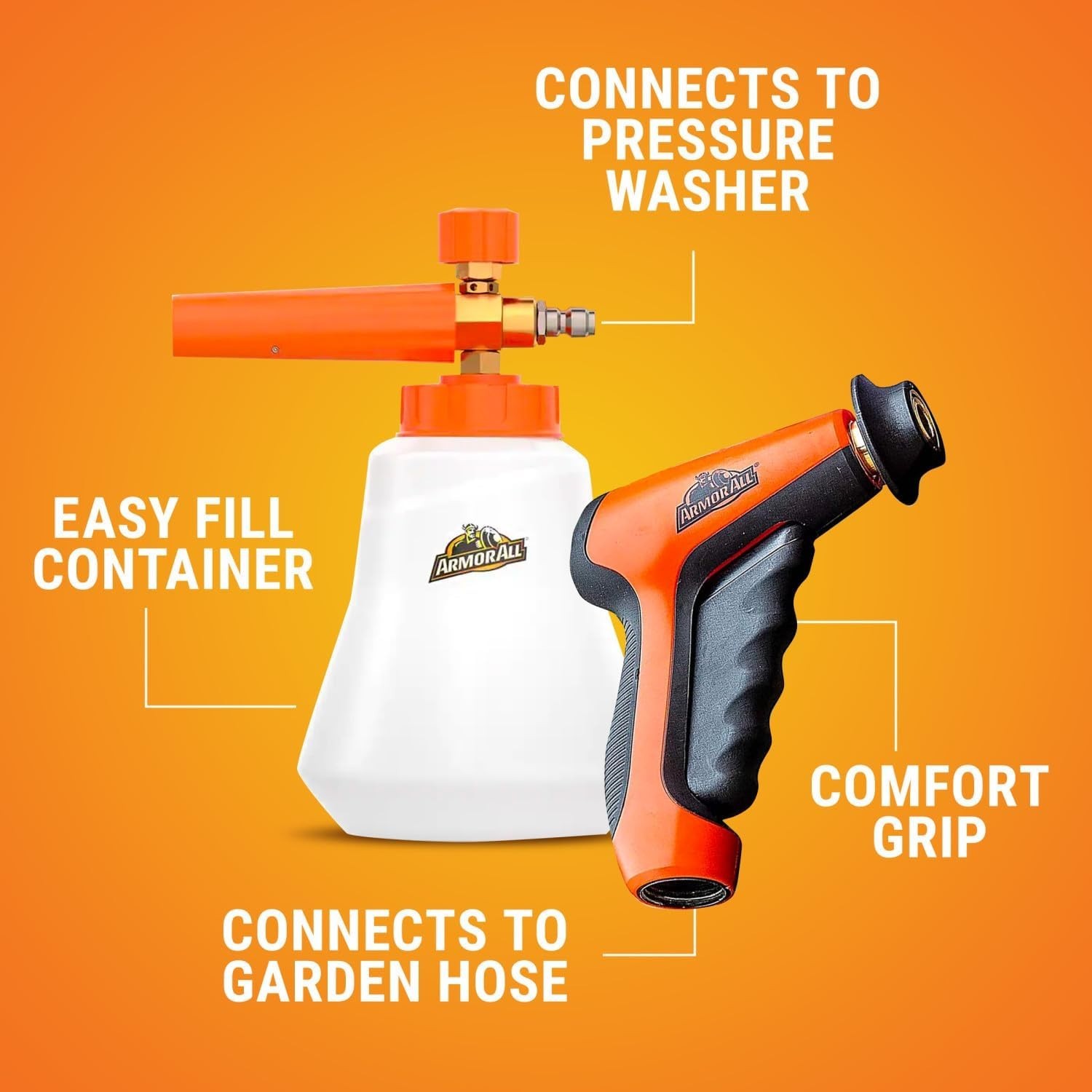 Versatile Foam Cannon Kit – Pressure Washer or Hose