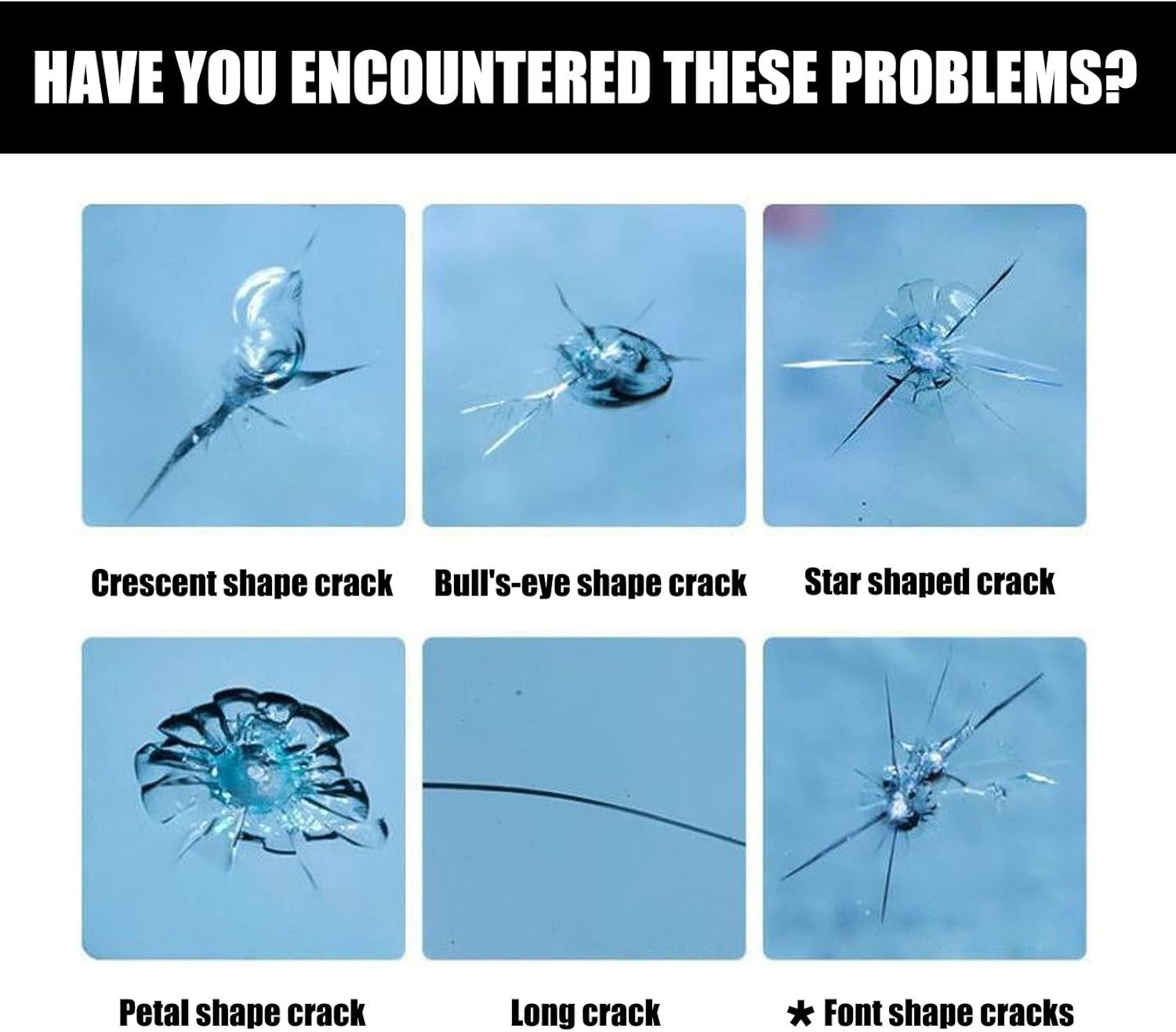 Sinlge Box CrackFix Windshield Repair Kit – Fix Chips & Cracks Fast