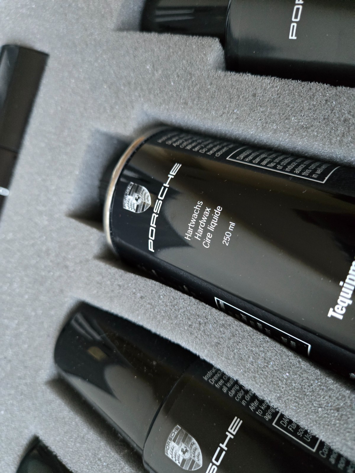Genuine Porsche Tequipment Car Care Kit W/ Case Convertible Top conditioner Wash
