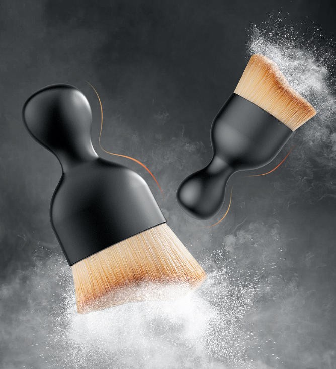 2pcs Black Car Air Vent Cleaning Brush Soft Dusting Detail Tool Set – HOT