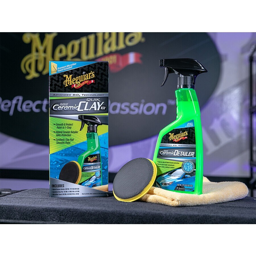 Meguiar’s G200200EU Decontamination Kit, Ceramic Synthetic Clay, 532ml