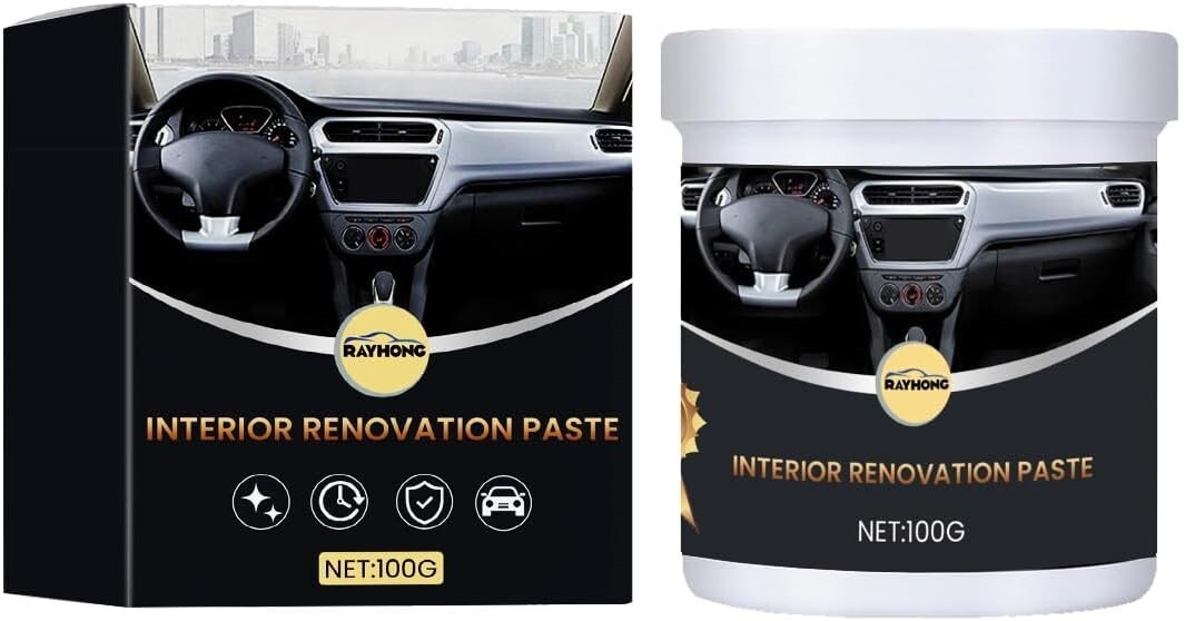 Plastic Restore Car Interior Renovation Care Wax Car Polish Coating Paste US