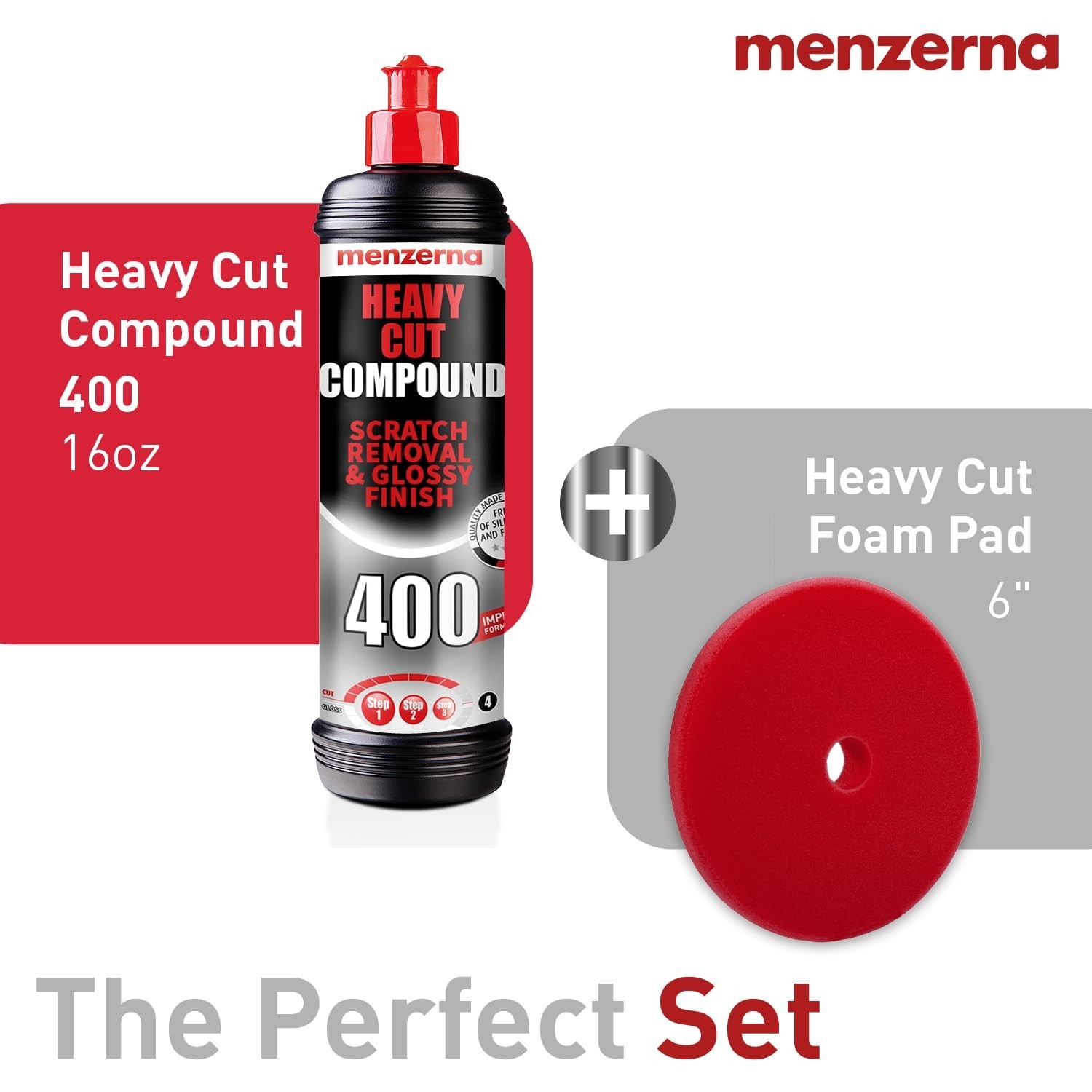 Deep Scratch and Swirl Remover Kit I Car polishing Set with Heavy Cut 400 16o…