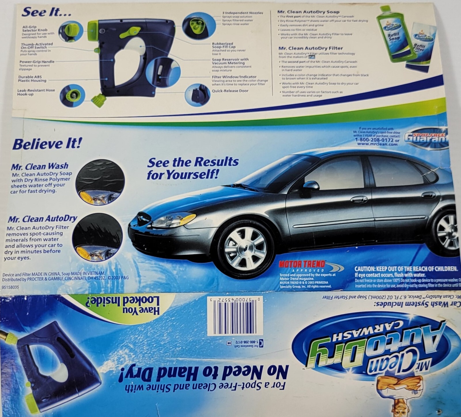 C) Mr. Clean Auto Dry Carwash Hose Nozzle Car Wash