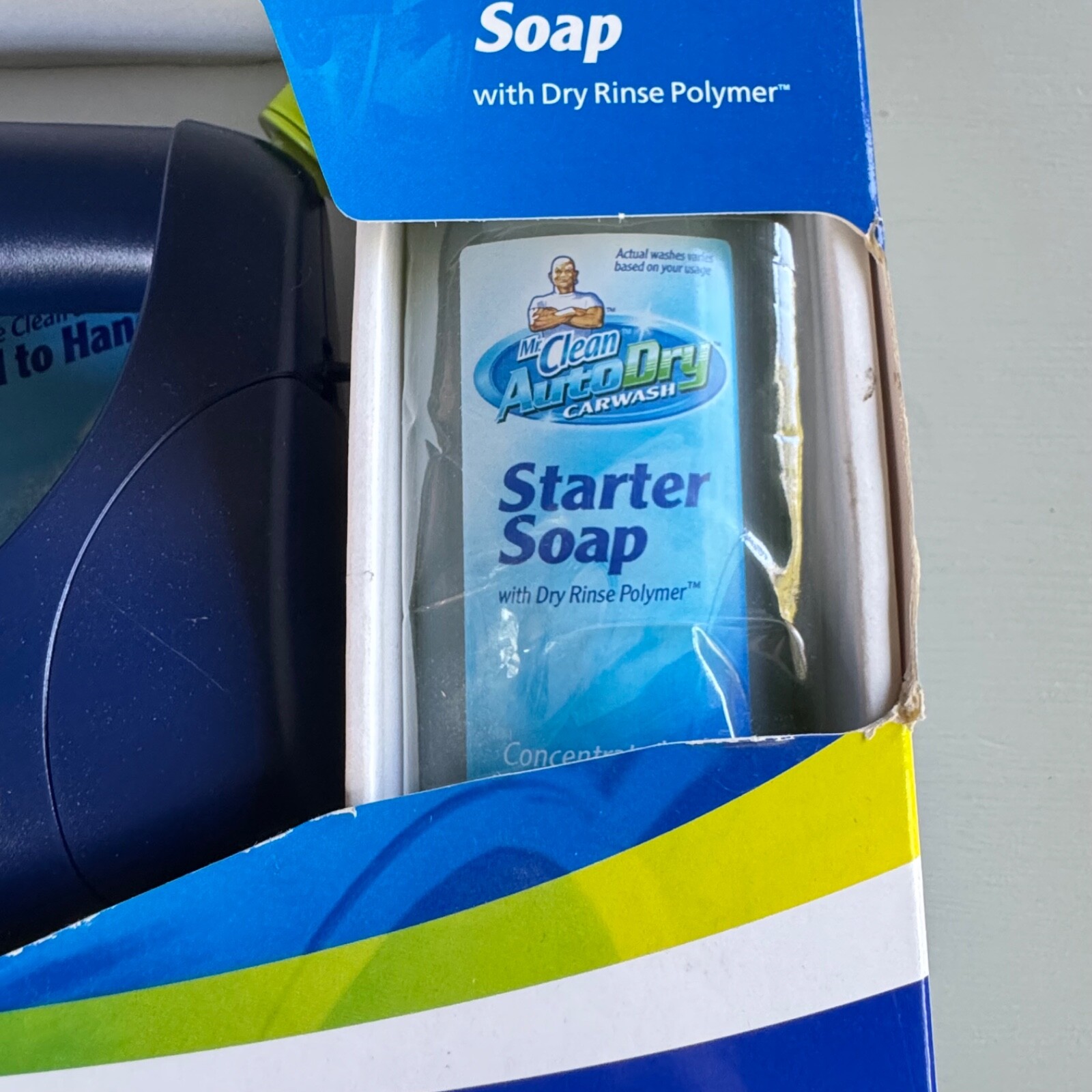 Mr. Clean Auto Dry Car Wash System Kit Device Soap and Starter Filter New Unused