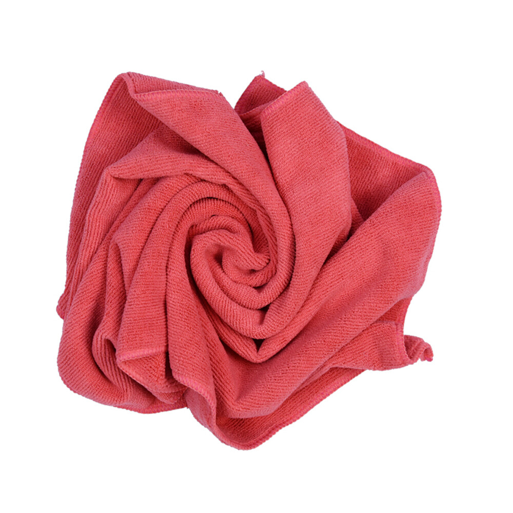 10X Car Wash Towel Microfiber Plush Cleaning Drying Cloth Car Care Cloth 25x25cm