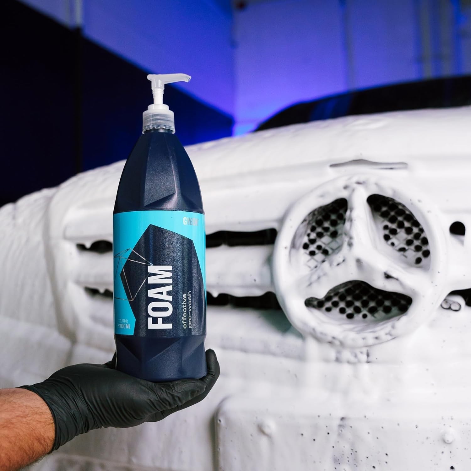 Car Foam Pre-Wash 33.8oz Touchless Snow Foam for Safe Paint Cleaning