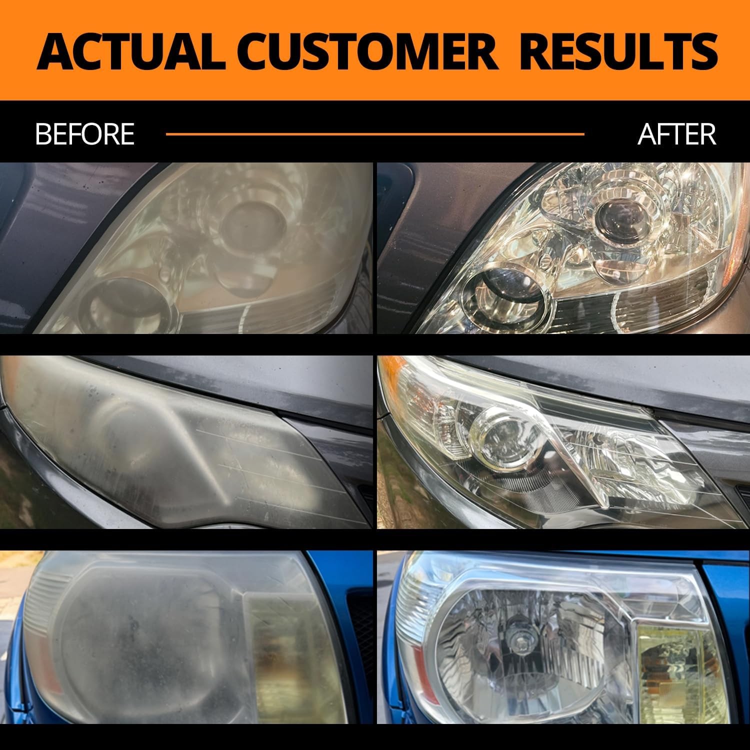 CERAKOTE® Ceramic Headlight Restoration Kit – Guaranteed 1 VEHICLE KIT, Clear