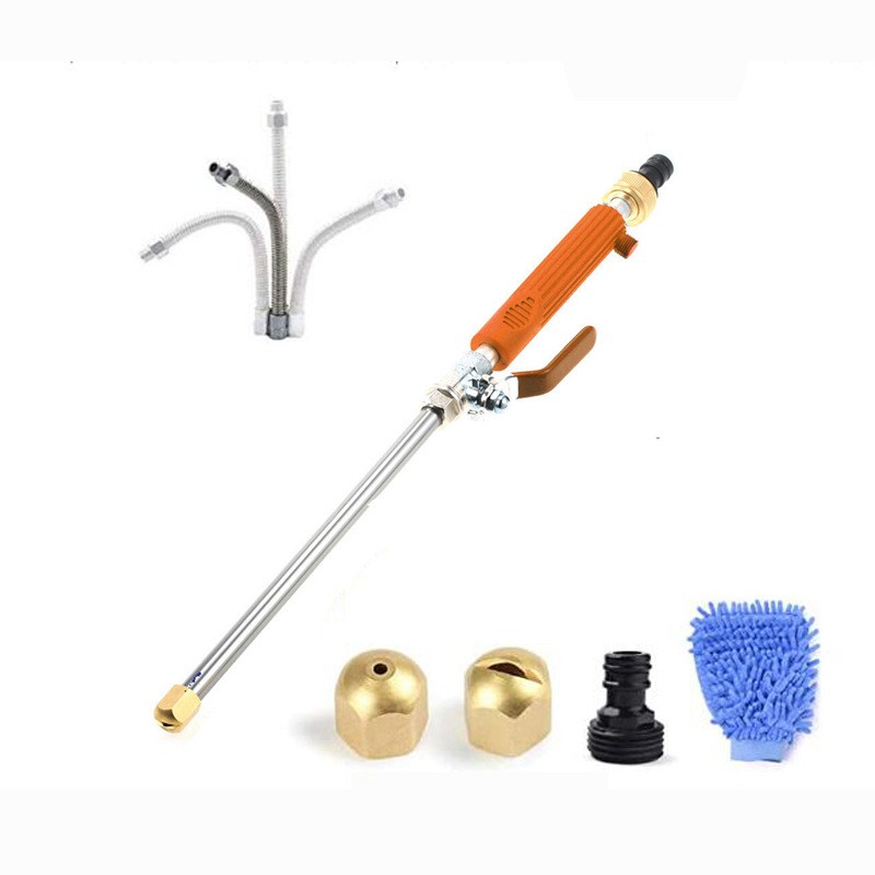 Extendable Hydro Jet Wand – High Pressure Power Washer+Nozzles for Car & Window