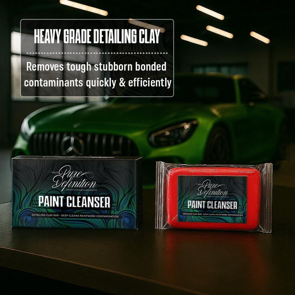 Car Clay Bar Kit Detailing Fine Medium Heavy 3 x 100g Claybar Pure Definition
