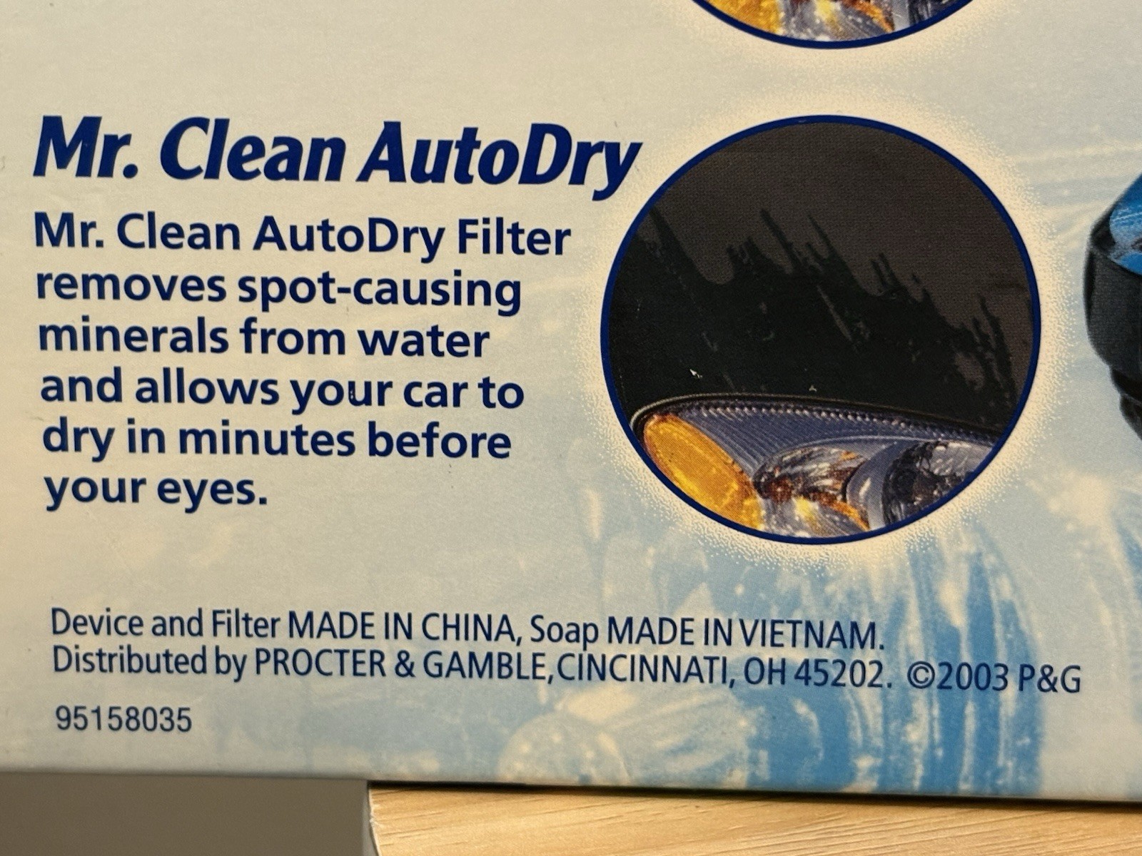 Mr. Clean Auto Dry CarWash Spray System Kit w/ Soap Starter Filter Spot Free NEW