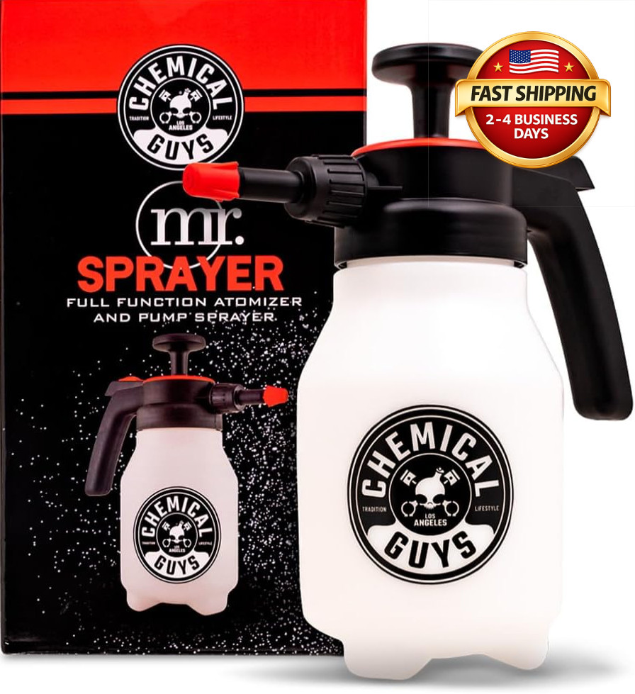 50oz Hand Pump Atomizer Sprayer for Car Detailing Waterless Wash