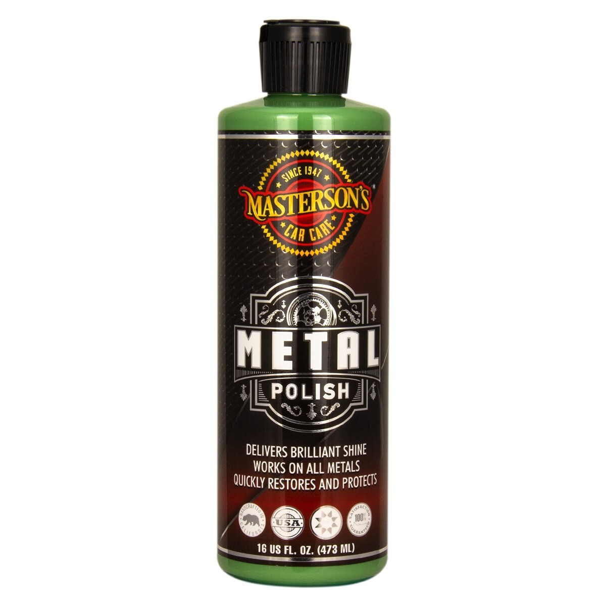 Masterson’s Car Care Metal Polish 16OZ Bottle