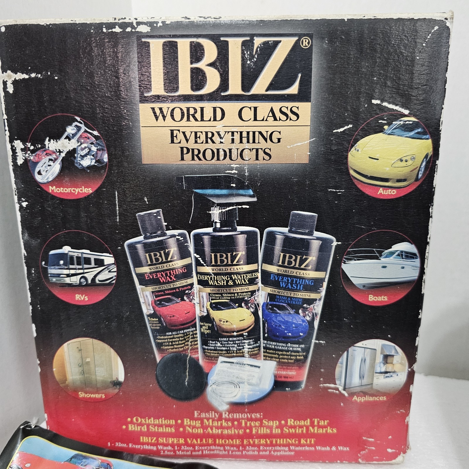 IBIZ World Class Everything Products Car Wash & Wax Polish Open Box. Never used.