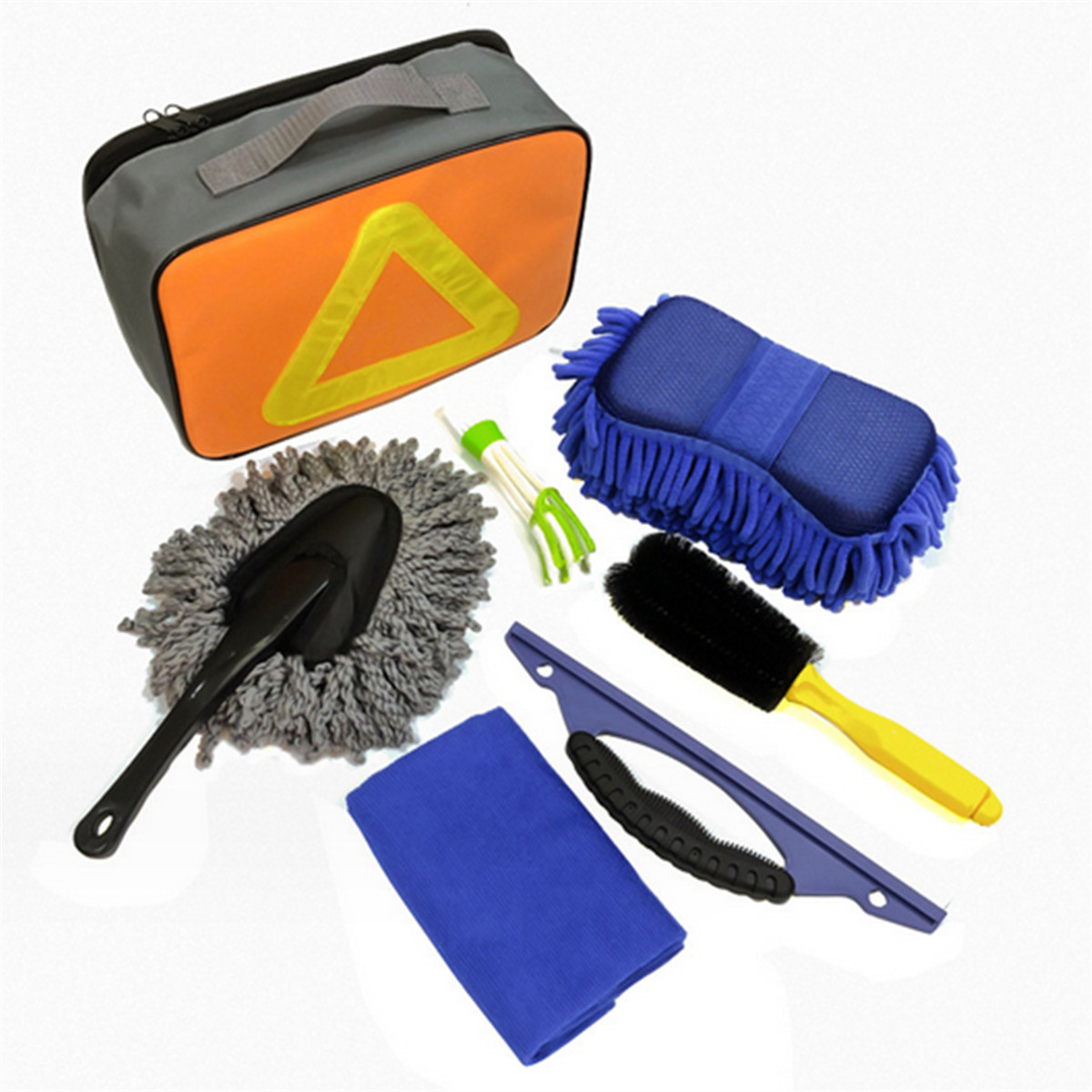 Cleaning Tool Detailing Wash Brush Scraper Sponge Clean Towel For Car Washing
