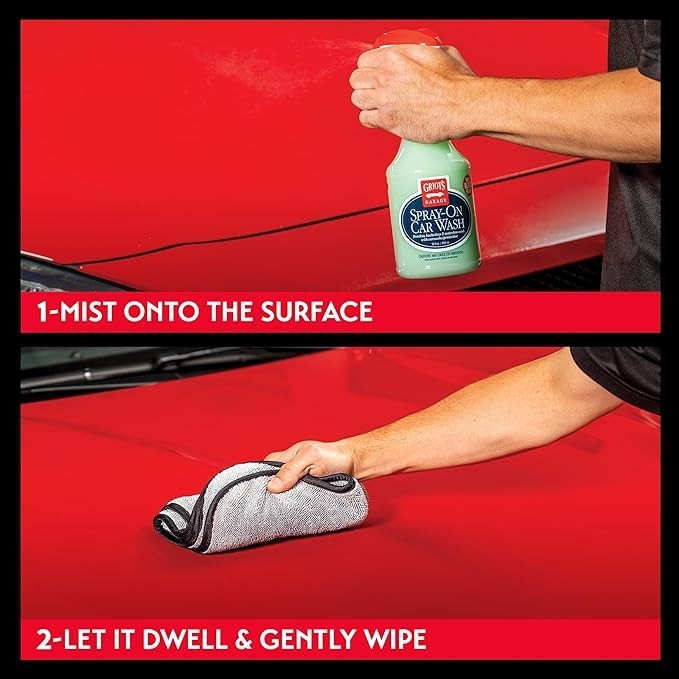 Griot’s Garage Spray-On Car Wash for Vehicle Cleaning and Detailing 35oz