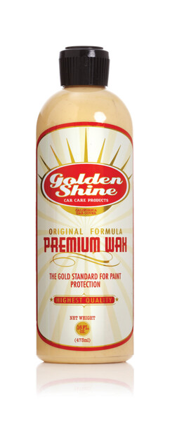Golden Shine Car Care Premium Wax Liquid Carnauba Auto Paint Wax 16oz 33016