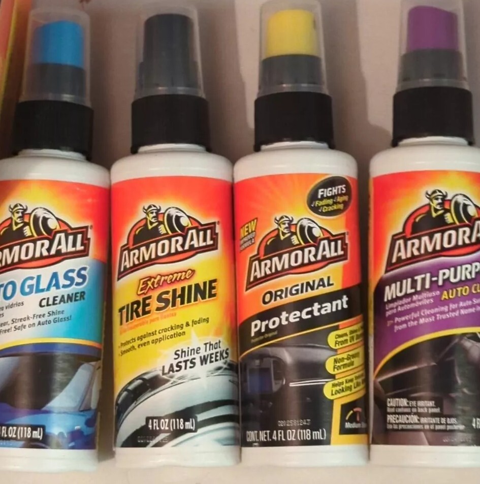 Armor All Quick Clean Car Detailing Kit 4 Products + 2 Accessories
